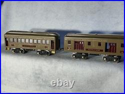 Lionel New York Central RR Standard Gauge Pre-War Locomotive/4 Passenger Cars