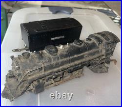 Lionel No 229 2-4-2 Pre-war Steam Engine with a No. 1689W Tender Lot