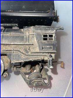 Lionel No 229 2-4-2 Pre-war Steam Engine with a No. 1689W Tender Lot