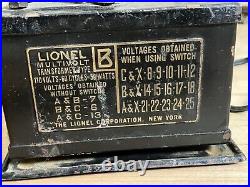 Lionel No 38 Engine New York Central Lines Prewar Standard Guage Train Set