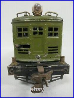 Lionel No. 8 Standard Gauge Electric Locomotive Olive Prewar Model Train B35-29