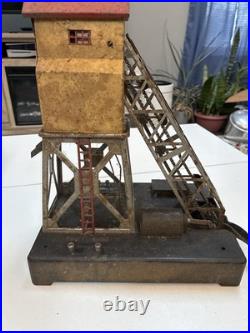 Lionel No 97 Coal Elevator Prewar Hums Complete Orig Tinplate Restorable
