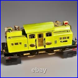Lionel Num 318 Pre-War Elec Locomotive Beautiful Apple. Green Finish Stand Gge