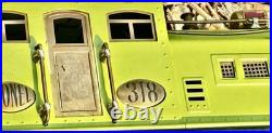Lionel Num 318 Pre-War Elec Locomotive Beautiful Apple. Green Finish Stand Gge