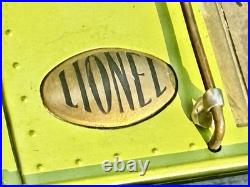 Lionel Num 318 Pre-War Elec Locomotive Beautiful Apple. Green Finish Stand Gge