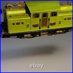 Lionel Num 318 Pre-War Elec Locomotive Beautiful Apple. Green Finish Stand Gge