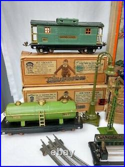 Lionel O Gauge 178 Prewar Freight Train Set with 262 Locomotive Original Boxes