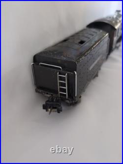 Lionel O Gauge #249E Steam Locomotive Pre-War, Gunmetal & Whistle Tender #265W