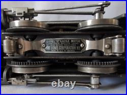 Lionel O Gauge #249E Steam Locomotive Pre-War, Gunmetal & Whistle Tender #265W