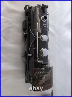 Lionel O Gauge #249E Steam Locomotive Pre-War, Gunmetal & Whistle Tender #265W