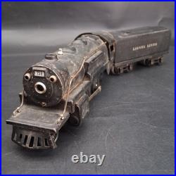 Lionel O Gauge 258 Prewar Tin Plate Steam Loco & Tender Tested Runs READ