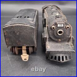 Lionel O Gauge 258 Prewar Tin Plate Steam Loco & Tender Tested Runs READ