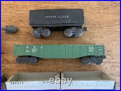 Lionel O Gauge Lot 9 Engine 623 Boxcar 3620 2677 Tender Vintage Post & Pre War