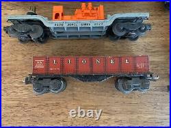 Lionel O Gauge Lot 9 Engine 623 Boxcar 3620 2677 Tender Vintage Post & Pre War