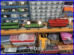 Lionel O Gauge Pre-war 820 search light car 812 Gondola & 817 Caboose