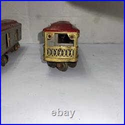 Lionel O Gauge Prewar Passenger Cars 600 Pullman 601 Observation 602 Baggage