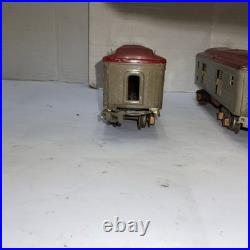 Lionel O Gauge Prewar Passenger Cars 600 Pullman 601 Observation 602 Baggage