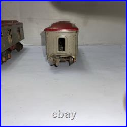 Lionel O Gauge Prewar Passenger Cars 600 Pullman 601 Observation 602 Baggage
