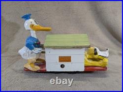 Lionel O Gauge Walt Disney Donald Duck Pluto Hand Car 1107 Read Prewar