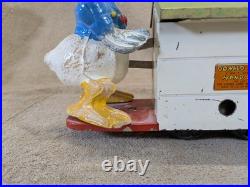 Lionel O Gauge Walt Disney Donald Duck Pluto Hand Car 1107 Read Prewar