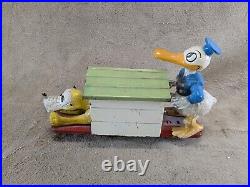Lionel O Gauge Walt Disney Donald Duck Pluto Hand Car 1107 Read Prewar C6