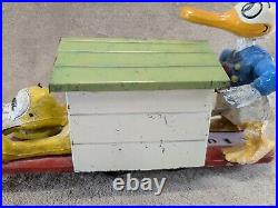 Lionel O Gauge Walt Disney Donald Duck Pluto Hand Car 1107 Read Prewar C6