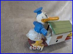 Lionel O Gauge Walt Disney Donald Duck Pluto Hand Car 1107 Read Prewar C6