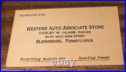 Lionel O Postwar-prewar Split Barrels, Western Auto Business Card, Insp Tags. M7