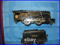 Lionel O Scale Pre War 2-4-4 Steam Engine & Tender (1933-42) # 259e