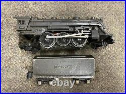 + Lionel O Scale Prewar #224 Diecast 2-6-2 Gun Metal Gray Steam Locomotive SS