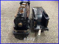 + Lionel O Scale Prewar 261 Black with Brass Steam Locomotive & Tender SS