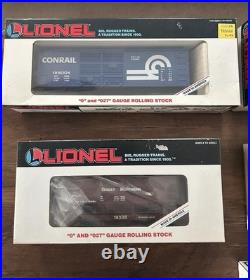 Lionel O and 027 Gauge Train Lot of 7 Freight Cars with Boxes Old Inventory