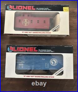 Lionel O and 027 Gauge Train Lot of 7 Freight Cars with Boxes Old Inventory