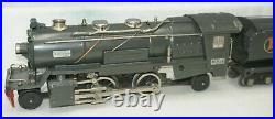 Lionel O-gauge Prewar Tinplate 255e Gray Locomotive & 263t Banana Whistle Tender