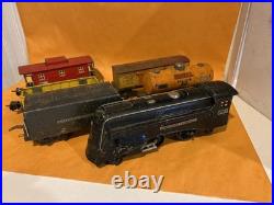 Lionel O vintage prewar 265E Commodore Vanderbilt Locomotive, Tender, + 4 Cars