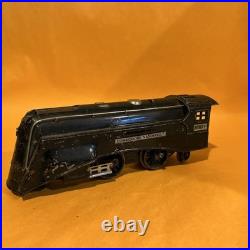 Lionel O vintage prewar 265E Commodore Vanderbilt Locomotive, Tender, + 4 Cars