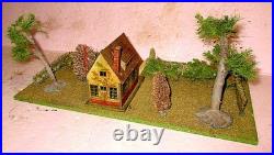 Lionel Original Prewar 184 Bungalow with 913 Landscaped Plot by Ron Morris O-gauge