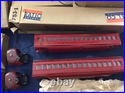 Lionel PREWAR 1938 700E BOXED RAIL CHIEF 4 CAR PASSENGER SET WITH T RAIL TRACK Lionel PREWAR 1938 700E BOXED RAIL CHIEF 4 CAR PASSENGER SET WITH T RAIL TRACK