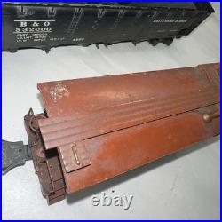 Lionel PW Semi Scale 2954 Boxcar Car 2956 B&O Hopper 2957 Caboose Train Prewar