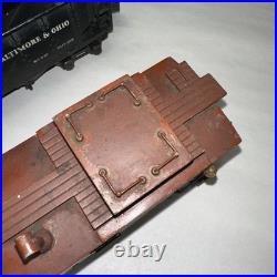 Lionel PW Semi Scale 2954 Boxcar Car 2956 B&O Hopper 2957 Caboose Train Prewar