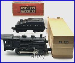 Lionel Post War 1615 Engine & Tender with both intact. Really Clean