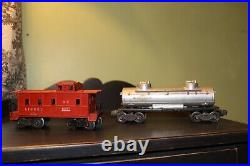 Lionel Post War O gauge, mixed cars, smoke, light, reverse, clean and tested247