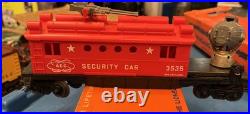 Lionel Postwar 3535 Security Car Withrotating Searchlight Pre War