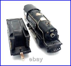 Lionel PreWar 2-4-2 Black Steam Locomotive 259E with Tender