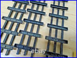 Lionel PreWar EIGHT T-RAIL 772 STRAIGHT Track+15 Fishplate+Nut/Bolts+16 Sleeves