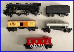 Lionel Pre-War 027 Gauge 1664 Loco with1689 Tender/3 Freight Cars COLLECTOR GRADE