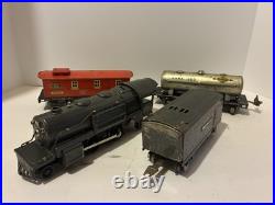 Lionel Pre War #258 Locomotive And Whistle Tender Set. Tested See Description