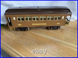 Lionel Pre War #312 Two-Tone Baby State Observation car Partially restored withBox