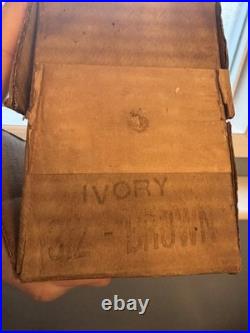 Lionel Pre War #312 Two-Tone Baby State Observation car Partially restored withBox