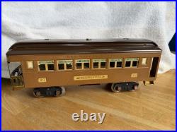 Lionel Pre War #312 Two-Tone Baby State Observation car Partially restored withBox